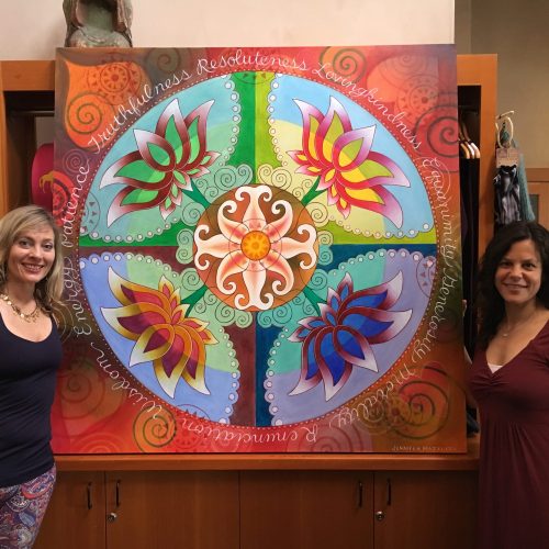 Mandala Inspired Piece for Breathe Together Yoga